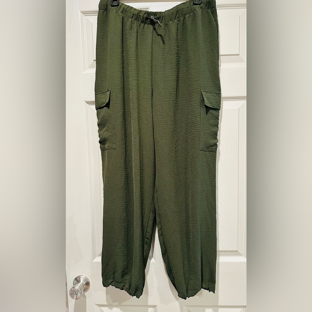 RACHEL ZOE adjustable CARGO JOGGER Elastic waist band